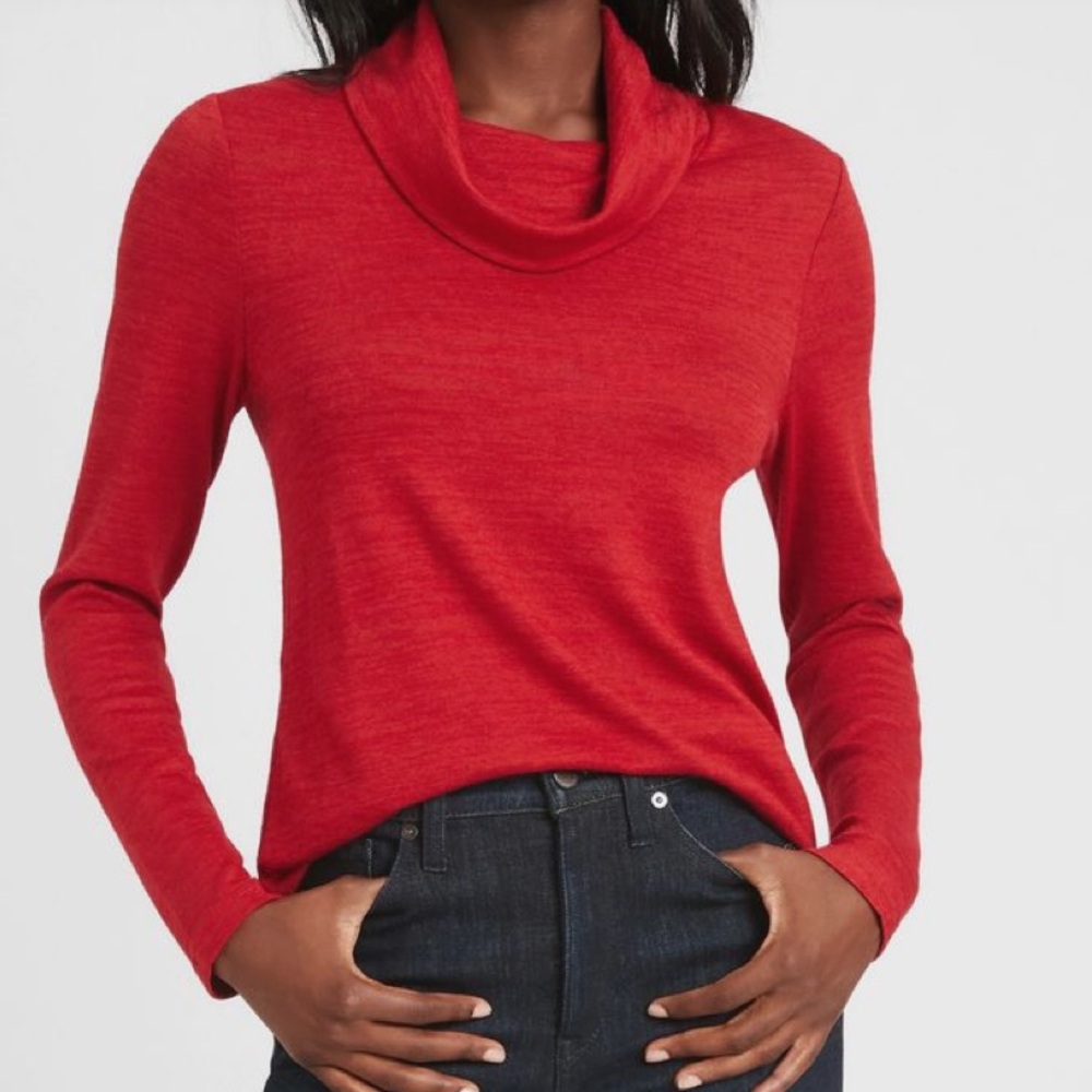 Banana Republic Luxespun Cowl-Neck